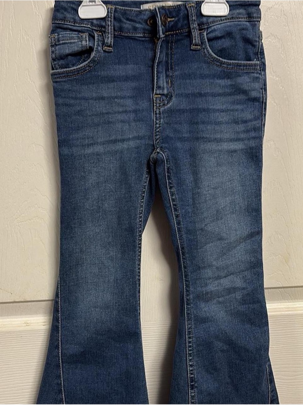 Kids Dark Blue Flared Jeans